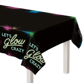 Glow Party Plastic Table Cover
